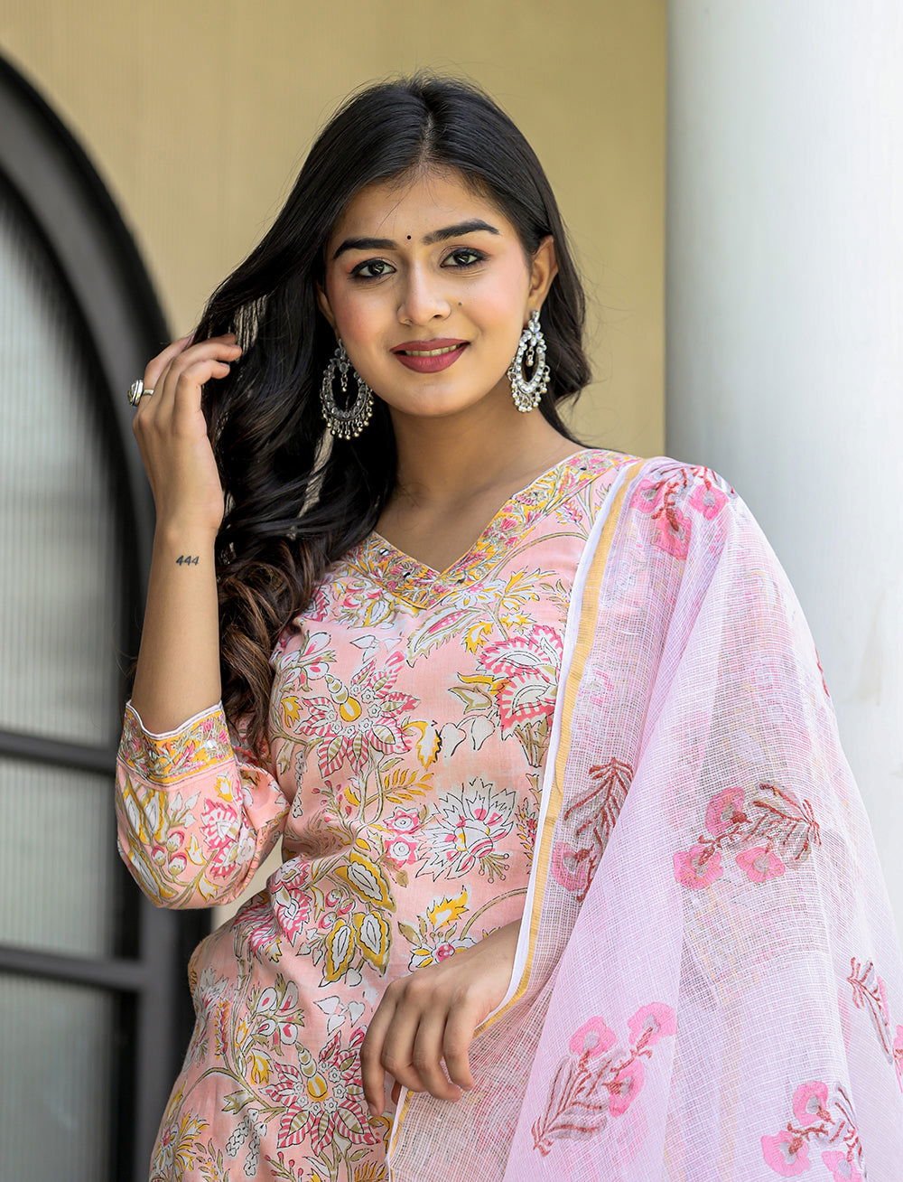 Pink_Floral_Printed_Cotton_Suit_Set_pack_of_3_-_Kaajh_-_tag4_-1726063