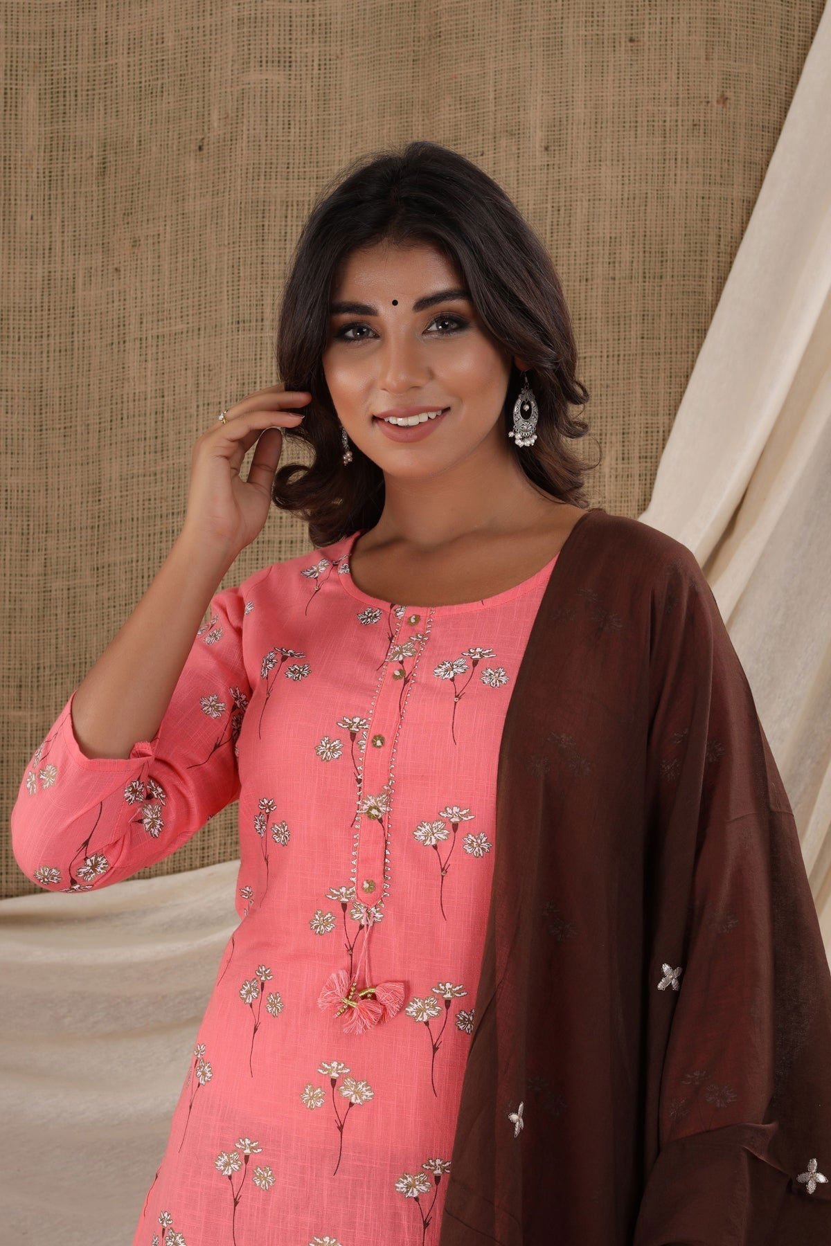 Pink_Printed_Straight_Suit_Set_Set_Of_3_-_Kaajh_-_tag4_-1726559