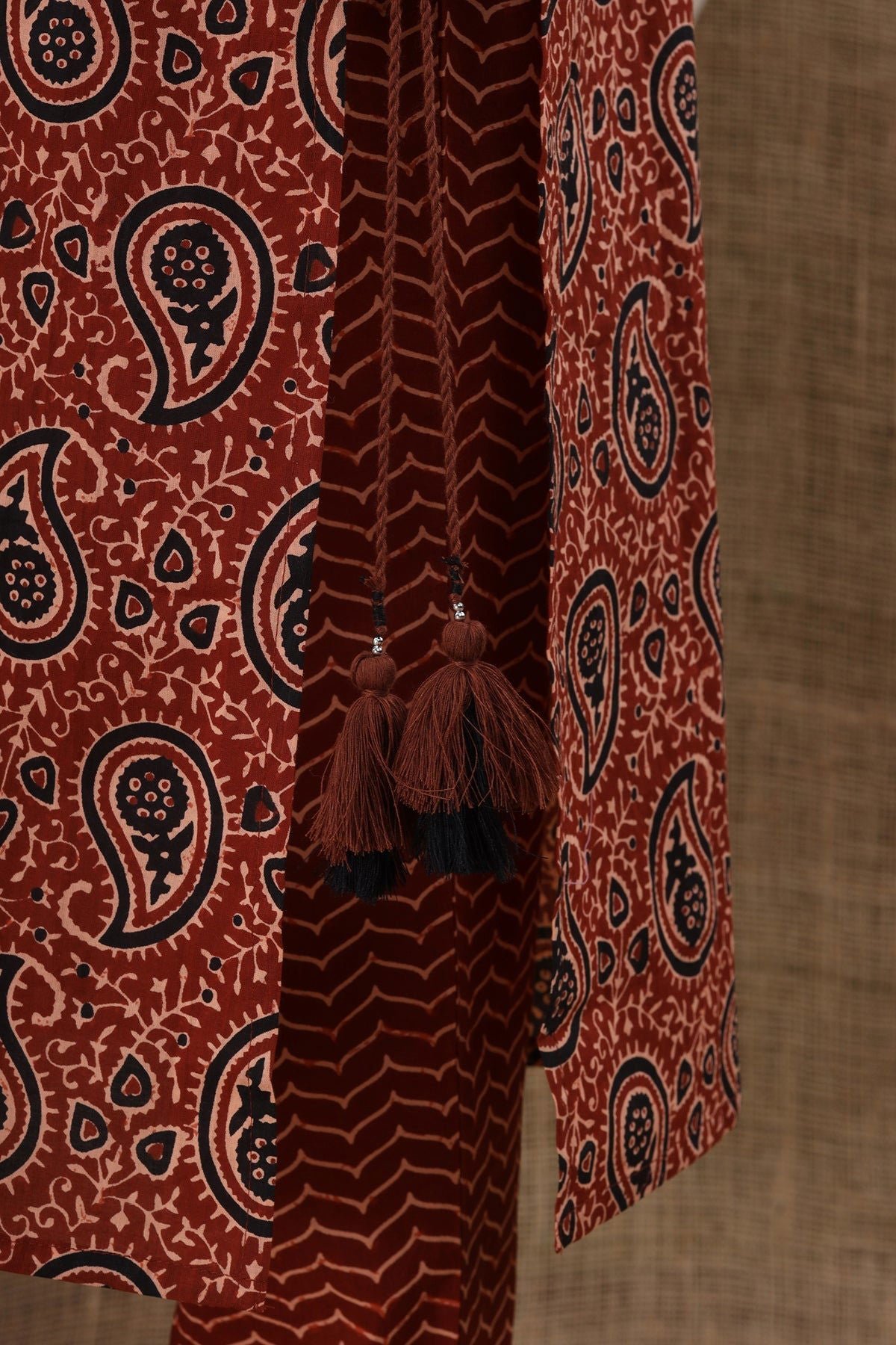 Rust_Paisley_Print_Cotton_Suit_Set_pack_of_3_-_Kaajh_-_tag4_-1728177