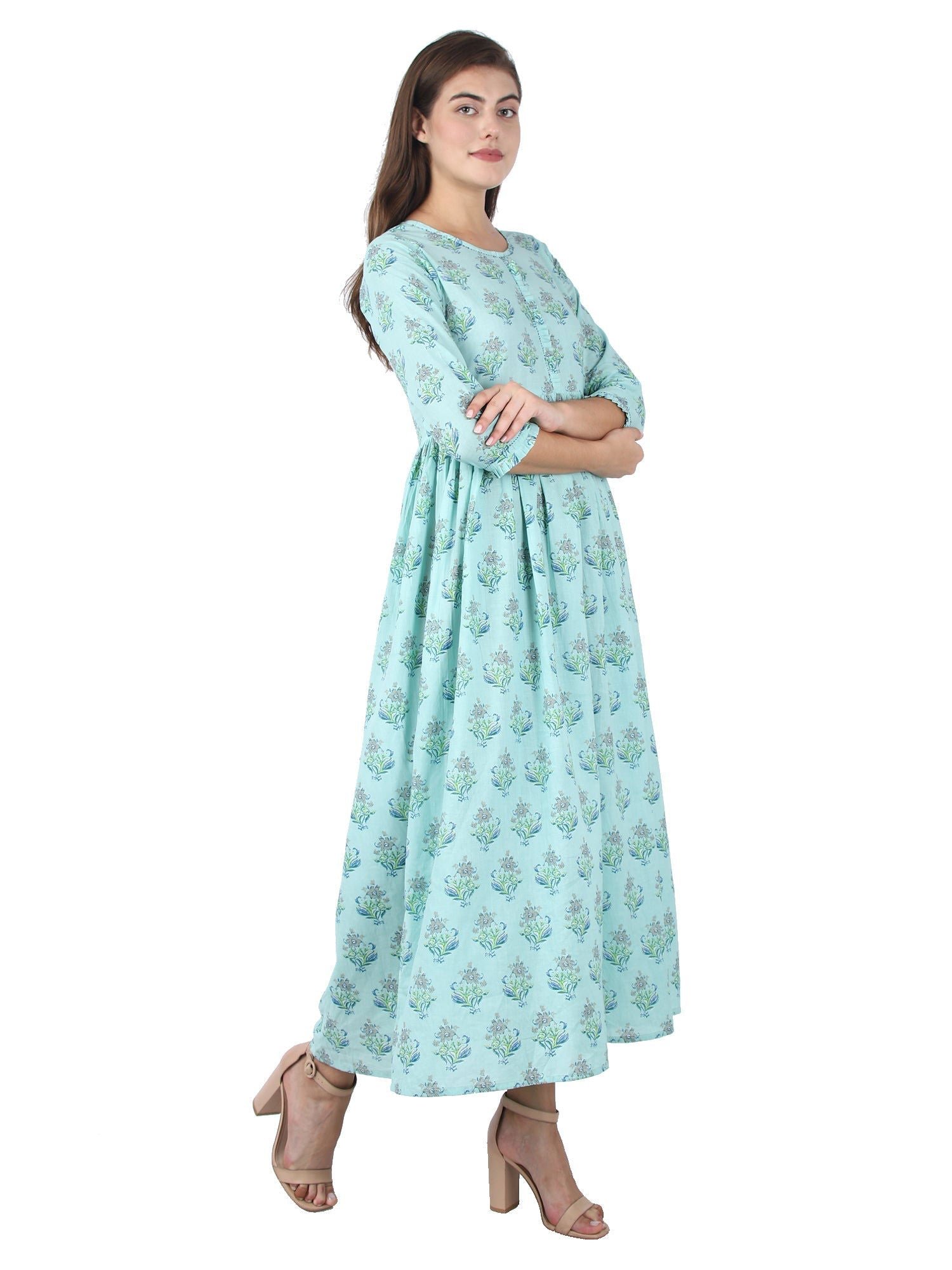 Sea_Green_Printed_Ankle_Long_Ethnic_Gown_pack_of_1_-_Kaajh_-_tag4_-1728446